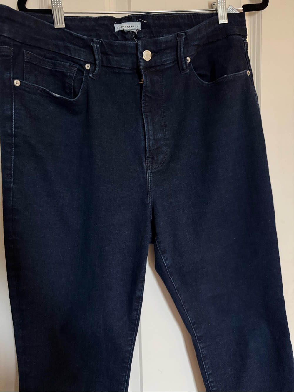 Good American Always Fits Good Legs Skinny Jeans Size 14-18 Dark Wash Stretch - Picture 5 of 9